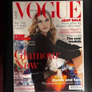 Vintage British Vogue, November 2004 issue.